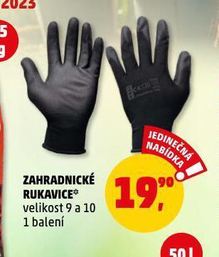 Penny Market Zahradnické rukavice nabídka