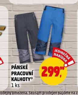 Penny Market Pánské pracovní kalhoty nabídka
