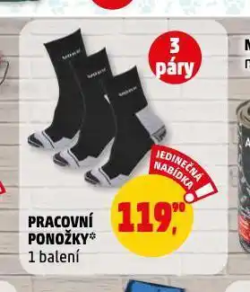 Penny Market Pracovní ponožky nabídka
