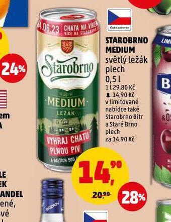 Penny Market Pivo starobrno nabídka