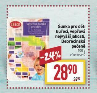 Billa Šunka pro děti nabídka