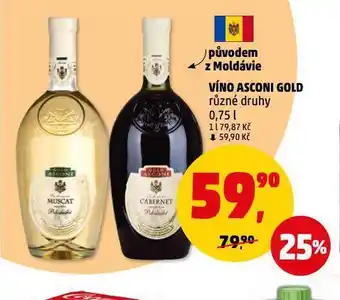 Penny Market Víno asconi gold nabídka