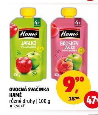 Penny Market Ovocná svačinka hamé nabídka