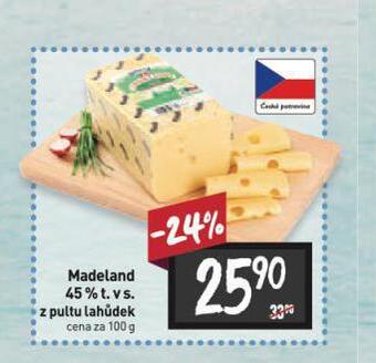 Billa Madeland sýr nabídka