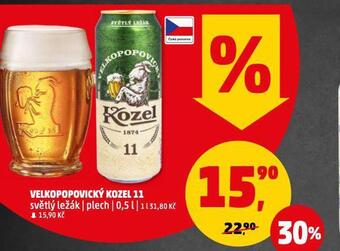 Penny Market Pivo velkopopovický kozel nabídka