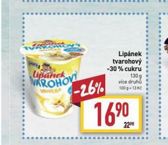 Billa Lipánek tvarohový nabídka