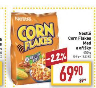 Billa Nestlé corn flakes nabídka