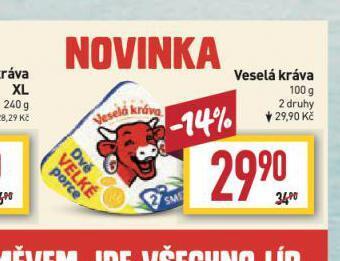 Billa Veselá kráva nabídka
