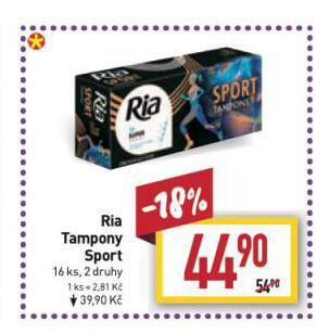 Billa Ria tampony nabídka