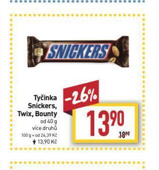 Billa Twix nabídka