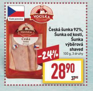 Billa Šunka výběrová nabídka