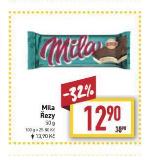 Billa Mila řezy nabídka
