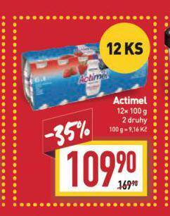 Billa Actimel nabídka