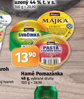 Coop Hamé pomazánka nabídka