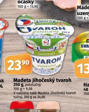 Coop Madeta jihočeský tvaroh nabídka