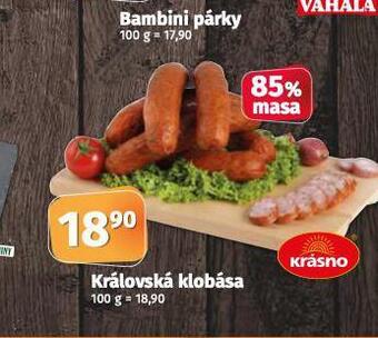 Coop Královská klobása nabídka