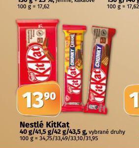 Coop Nestlé kitkat nabídka