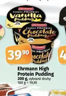 Ehrmann high protein pudding