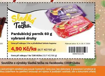 Coop Sladká tečka pardubický perník nabídka