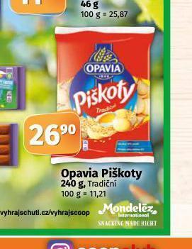 Coop Opavia piškoty nabídka