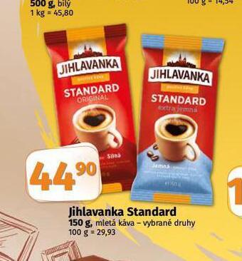 Coop Jihlavanka standard mletá káva nabídka