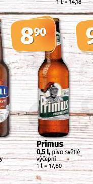 Coop Pivo primus nabídka