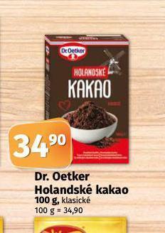 Coop Dr. oetker holandské kakao nabídka