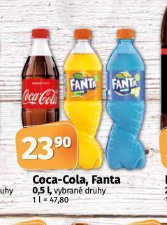Coop Coca cola, fanta, sprite nabídka