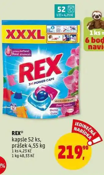 Penny Market Rex kapsle, 52 ks nabídka