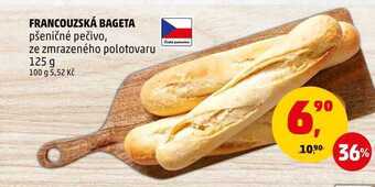 Penny Market Francouzská bageta, 125 g nabídka