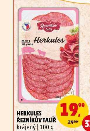 Penny Market Herkules řezníkův talíř, 100 g nabídka