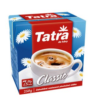 CBA Tatra classic kondenzované neslazené mléko 7,5 % 250g nabídka