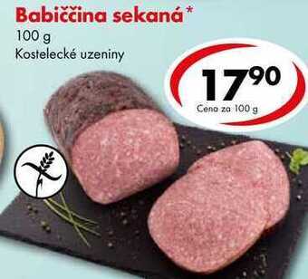 CBA Babiččina sekaná, 100 g nabídka