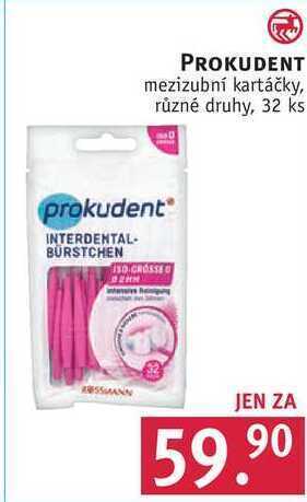 Rossmann Prokudent mezizubní kartáčky, 32 ks nabídka