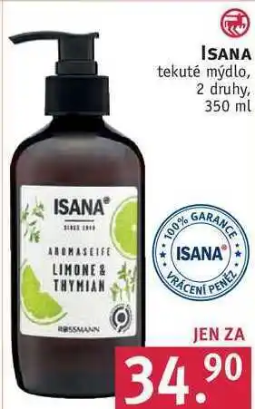 Rossmann Isana tekuté mýdlo, 350 ml nabídka
