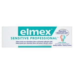 Rossmann Elmex sensitive professional zubní pasta pro okamžitou úlevu od bolesti citlivých zubů 75ml nabídka