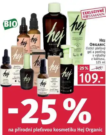 Rossmann Hej organic čisticí pleťový gel, 125 ml nabídka