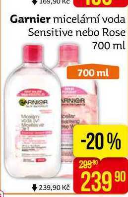 Teta Garnier skin naturals micelární voda 700ml, vybrané druhy nabídka