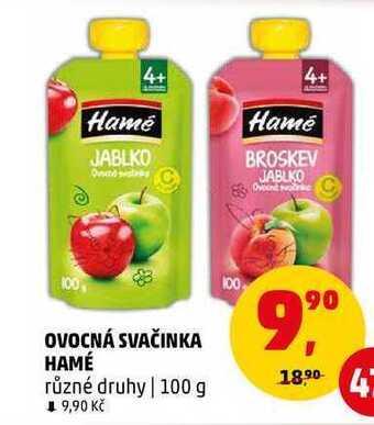 Ovocná svačinka hamé, 100 g