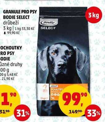Penny Market Granule pro psy bodie select, 3 kg nabídka