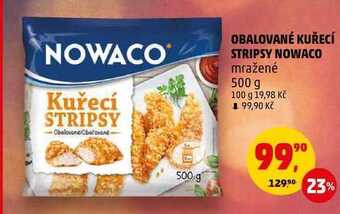 Penny Market Obalované kuřecí stripsy nowaco, 500 g nabídka