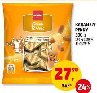 Penny Market Karamely penny, 300 g nabídka