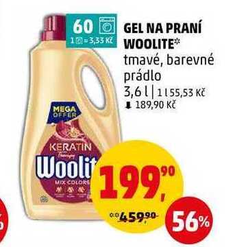 Penny Market Gel na praní woolite, 3,6 l nabídka