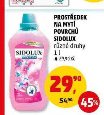 Penny Market Prostředek na mytí povrchů sidolux, 1 l nabídka
