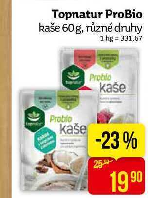 Teta Topnatur probio kaše 60 g, různé druhy nabídka