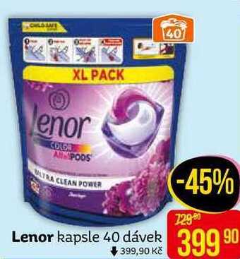 Teta Lenor prací kapsle 40 dávek, vybrané druhy nabídka