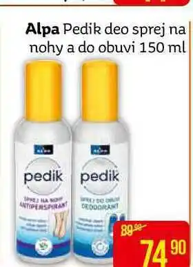 Teta Alpa pedik deo sprej na nohy a do obuvi 150 ml nabídka
