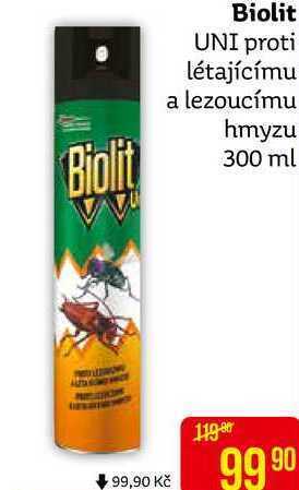 Biolit uni proti létajícímu a lezoucímu hmyzu 300ml