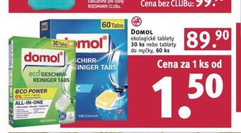 Rossmann Domol ekologické tablety nabídka