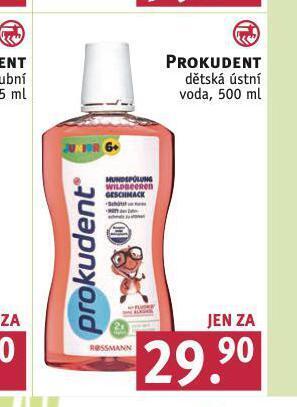 Rossmann Prokudent dětská ústní voda nabídka